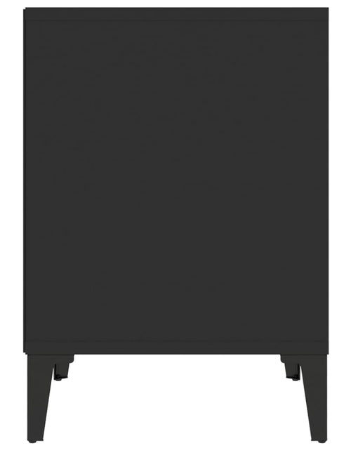 Încărcați imaginea în vizualizatorul Galerie, Noptiere, negru, 40x35x50 cm - Lando
