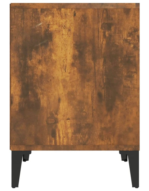 Încărcați imaginea în vizualizatorul Galerie, Noptiere, 2 buc., stejar fumuriu, 40x35x50 cm - Lando

