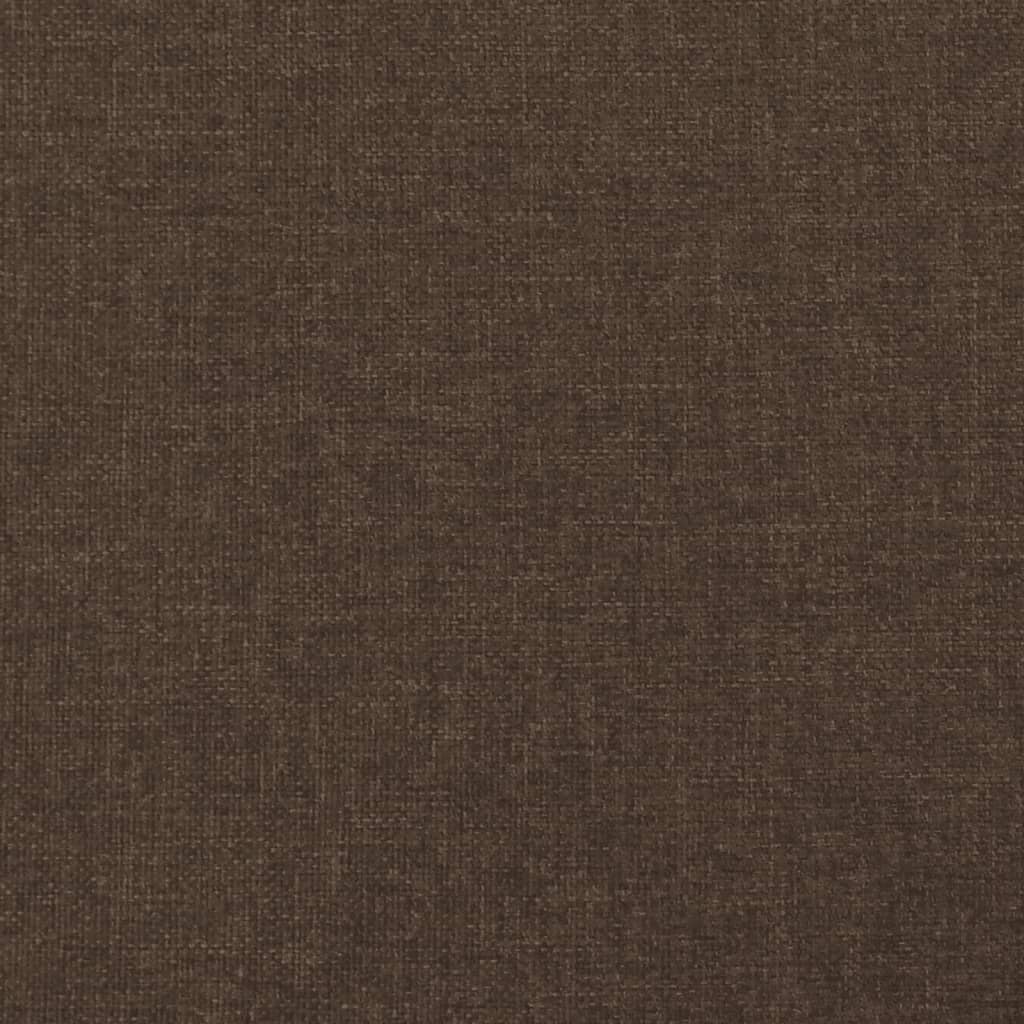 Cadru de pat box spring, maro închis, 180x200 cm, textil - Lando