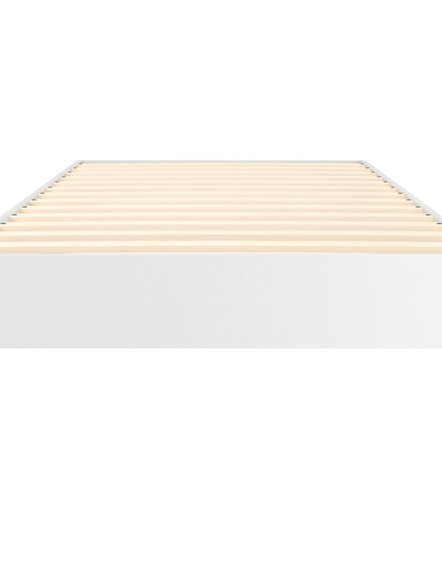 Загрузите изображение в средство просмотра галереи, Cadru de pat box spring, alb, 80x200 cm, piele ecologică - Lando
