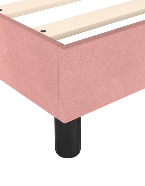 Încărcați imaginea în vizualizatorul Galerie, Cadru de pat box spring, roz, 80x200 cm, catifea - Lando
