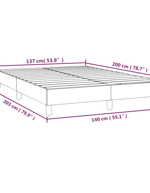 Încărcați imaginea în vizualizatorul Galerie, Cadru de pat box spring, verde închis, 140x200 cm, catifea - Lando
