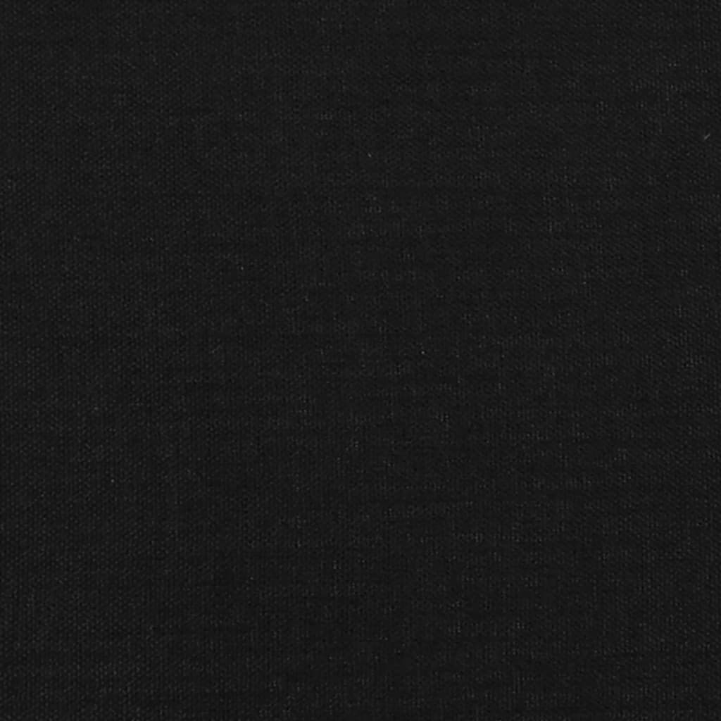 Cadru de pat box spring, negru, 90x200 cm, textil - Lando