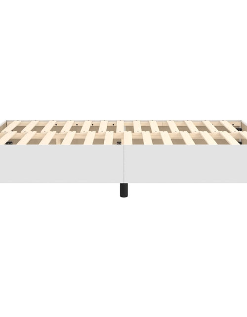 Încărcați imaginea în vizualizatorul Galerie, Cadru de pat box spring, alb, 140x190 cm, piele ecologică - Lando
