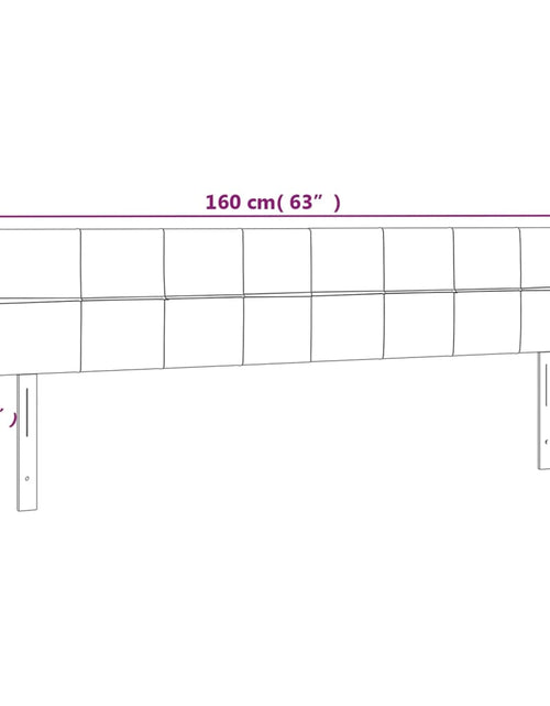 Încărcați imaginea în vizualizatorul Galerie, Tăblie de pat cu LED, gri deschis, 160x5x78/88 cm, textil - Lando
