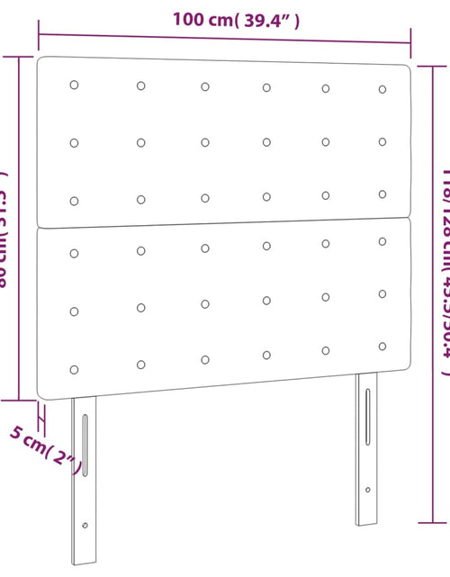 Încărcați imaginea în vizualizatorul Galerie, Tăblie de pat cu LED, negru, 100x5x118/128 cm, piele ecologică - Lando
