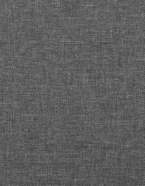 Încărcați imaginea în vizualizatorul Galerie, Cadru de pat cu tăblie, gri închis, 140x190 cm, textil - Lando
