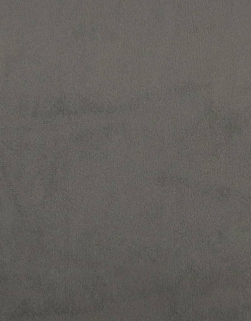 Încărcați imaginea în vizualizatorul Galerie, Cadru de pat cu tăblie, gri închis, 200x200 cm, catifea - Lando
