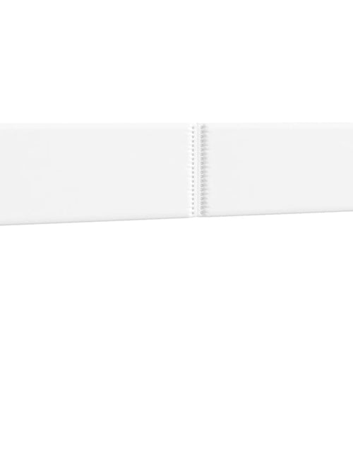 Încărcați imaginea în vizualizatorul Galerie, Pat box spring cu saltea, alb, 180x200 cm, piele ecologică - Lando

