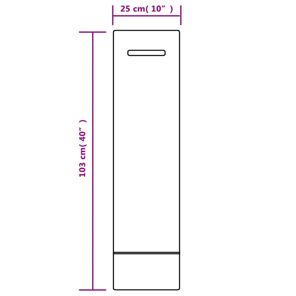 Saci de nisip, 100 buc., verde închis, 103x25 cm, HDPE Lando - Lando