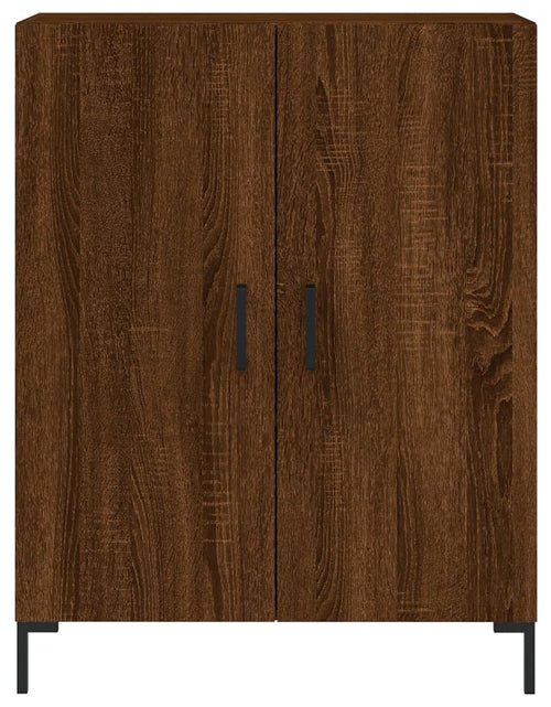 Загрузите изображение в средство просмотра галереи, Dulap înalt, stejar maro, 69,5x34x180 cm, lemn compozit Lando - Lando

