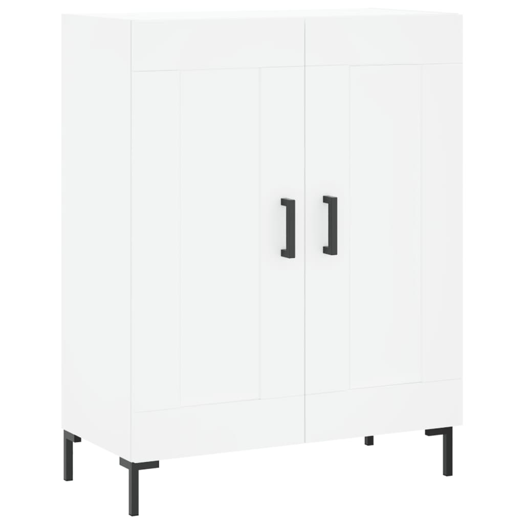 Dulap înalt, alb, 69,5x34x180 cm, lemn compozit Lando - Lando