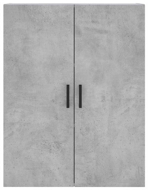 Încărcați imaginea în vizualizatorul Galerie, Dulap înalt, gri beton, 69,5x34x180, lemn compozit Lando - Lando
