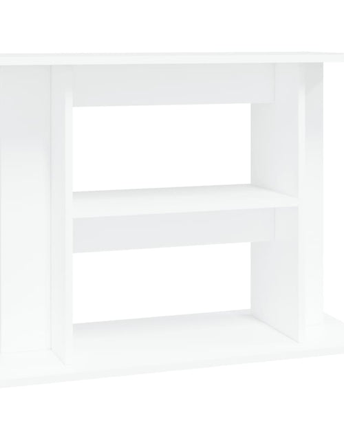 Загрузите изображение в средство просмотра галереи, Suport pentru acvariu, alb, 80x35x60 cm, lemn prelucrat - Lando
