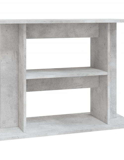 Încărcați imaginea în vizualizatorul Galerie, Suport acvariu, gri beton, 80x35x60 cm, lemn prelucrat - Lando
