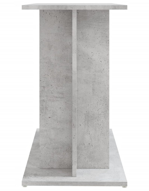 Загрузите изображение в средство просмотра галереи, Suport acvariu, gri beton, 80x35x60 cm, lemn prelucrat - Lando
