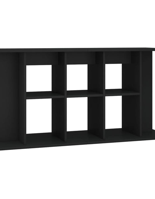 Încărcați imaginea în vizualizatorul Galerie, Suport pentru acvariu, negru, 120x40x60 cm, lemn prelucrat - Lando
