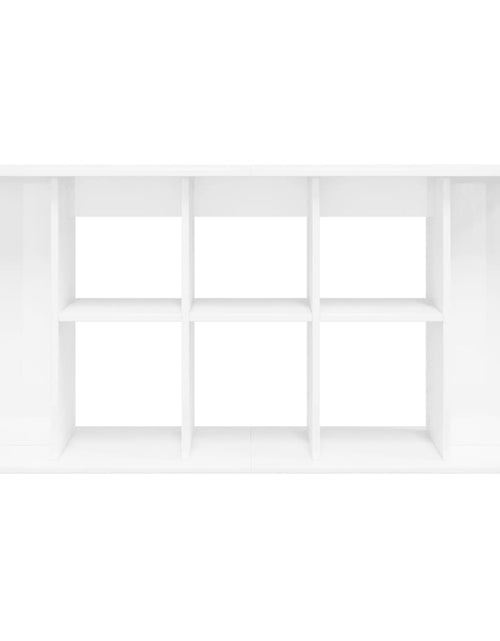 Încărcați imaginea în vizualizatorul Galerie, Suport acvariu, alb extralucios, 120x40x60 cm, lemn prelucrat - Lando
