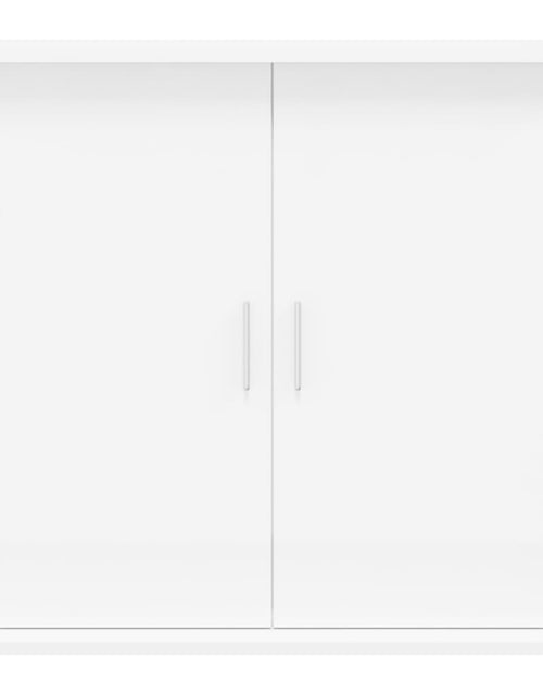 Încărcați imaginea în vizualizatorul Galerie, Suport acvariu, alb extralucios, 81x36x73 cm, lemn prelucrat - Lando
