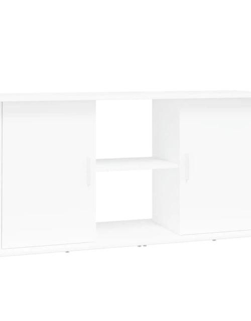 Загрузите изображение в средство просмотра галереи, Suport pentru acvariu, alb, 121x41x58 cm, lemn prelucrat - Lando
