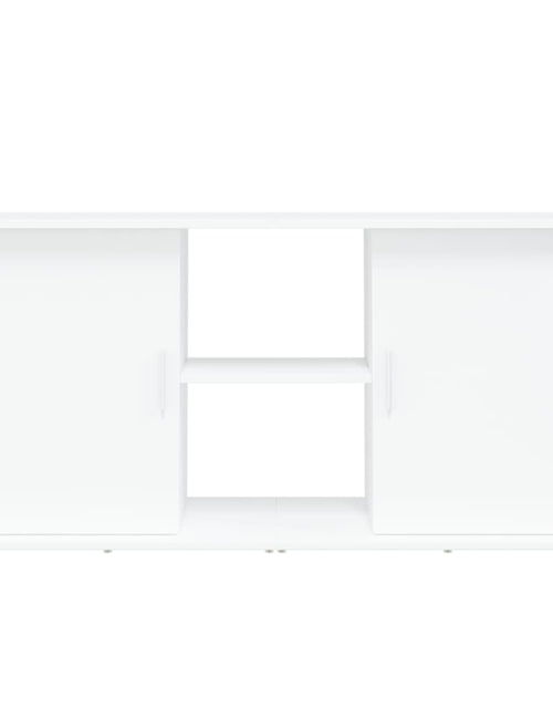 Încărcați imaginea în vizualizatorul Galerie, Suport pentru acvariu, alb, 121x41x58 cm, lemn prelucrat - Lando
