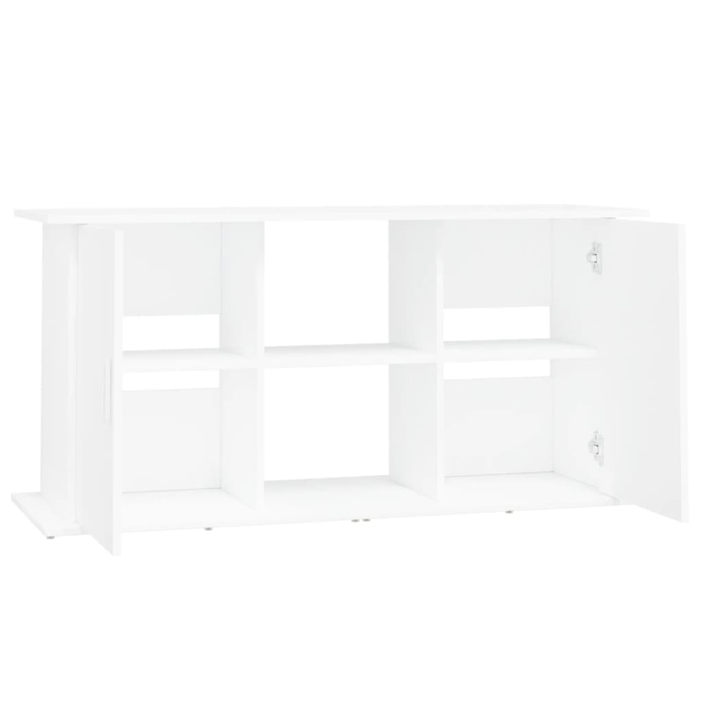 Suport pentru acvariu, alb, 121x41x58 cm, lemn prelucrat - Lando