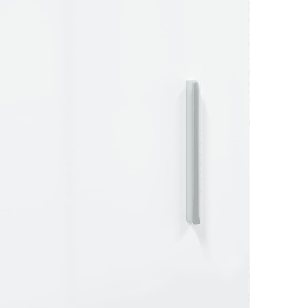 Suport acvariu, alb extralucios, 121x41x58 cm, lemn prelucrat - Lando