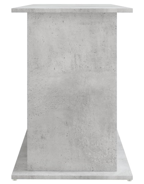Загрузите изображение в средство просмотра галереи, Suport acvariu, gri beton, 121x41x58 cm, lemn prelucrat - Lando
