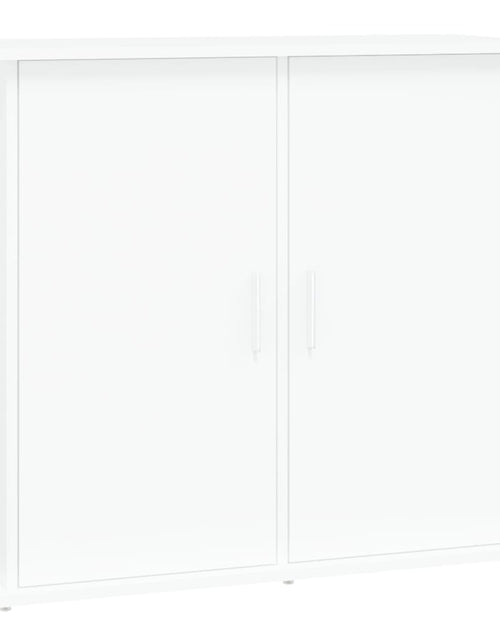 Загрузите изображение в средство просмотра галереи, Suport pentru acvariu, alb, 81x36x73 cm, lemn prelucrat - Lando
