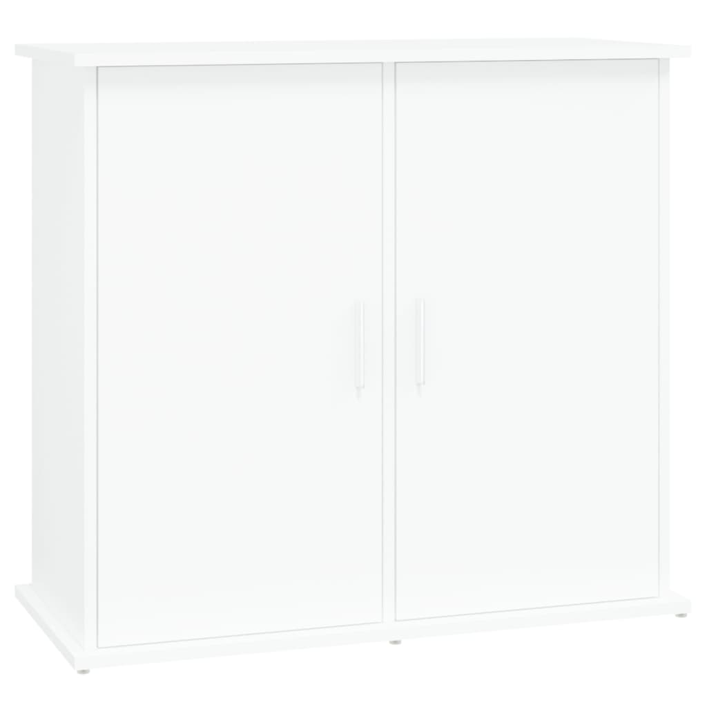 Suport pentru acvariu, alb, 81x36x73 cm, lemn prelucrat - Lando