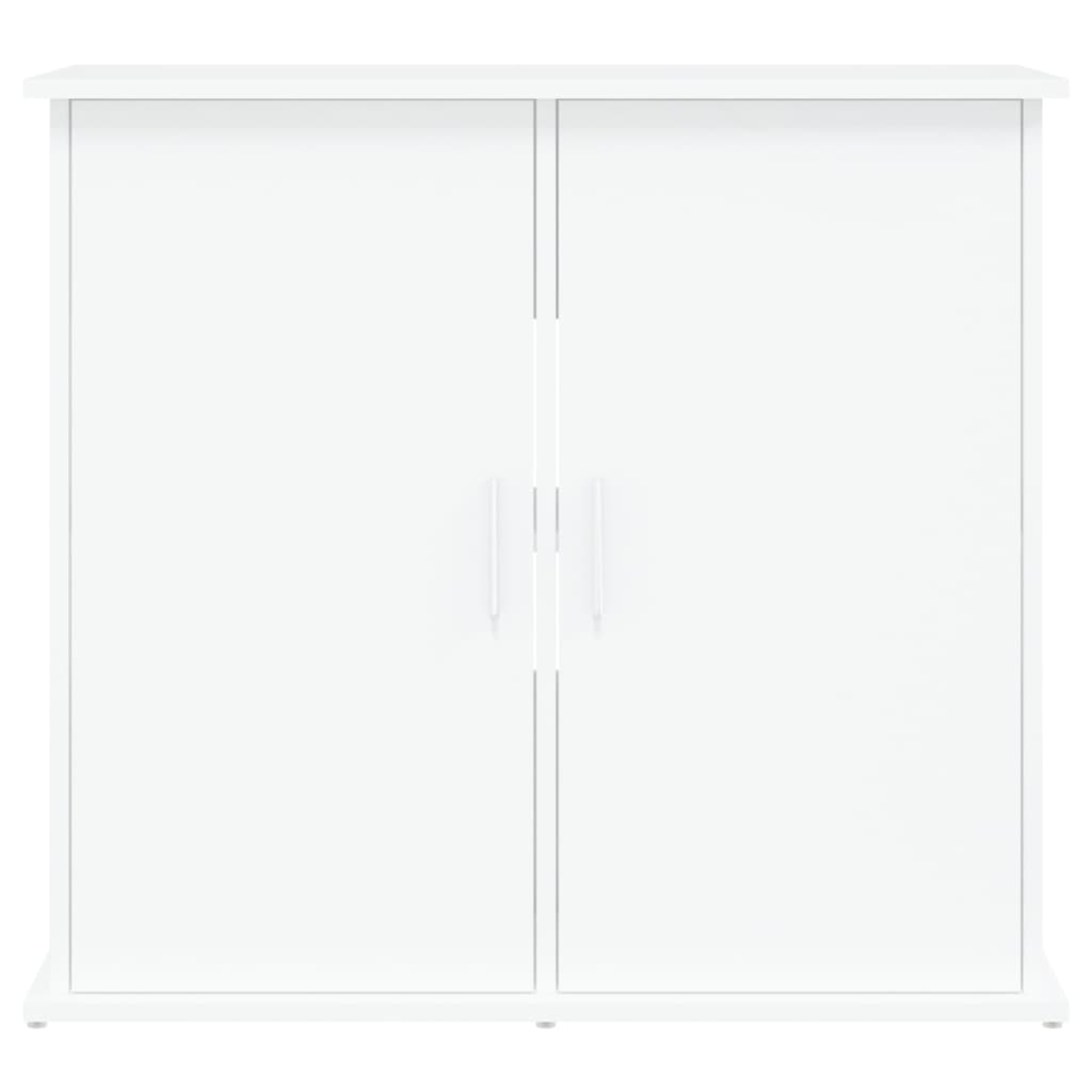 Suport pentru acvariu, alb, 81x36x73 cm, lemn prelucrat - Lando