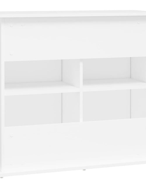 Загрузите изображение в средство просмотра галереи, Suport pentru acvariu, alb, 81x36x73 cm, lemn prelucrat - Lando
