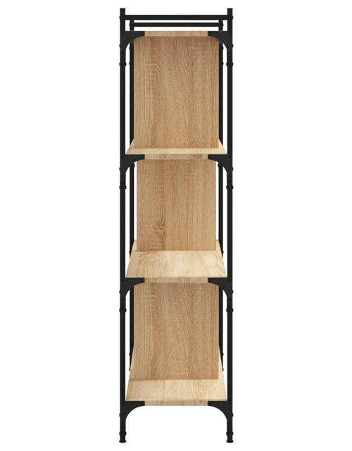 Încărcați imaginea în vizualizatorul Galerie, Bibliotecă cu 4 niveluri, stejar sonoma, 76x32x123 cm, lemn Lando - Lando
