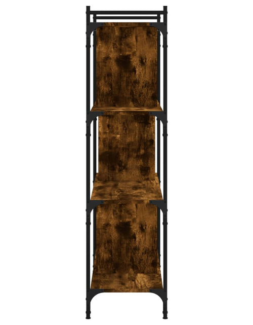 Încărcați imaginea în vizualizatorul Galerie, Bibliotecă cu 4 niveluri, stejar fumuriu, 76x32x123 cm, lemn Lando - Lando
