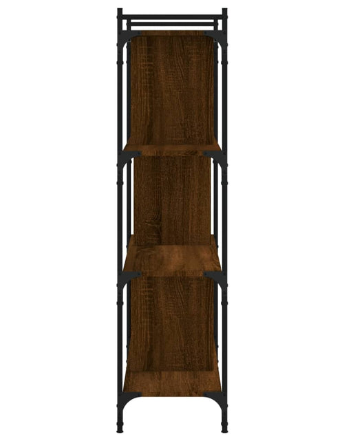 Încărcați imaginea în vizualizatorul Galerie, Bibliotecă cu 4 niveluri stejar maro 76x32x123 cm lemn compozit Lando - Lando
