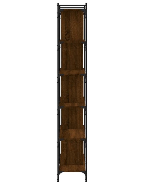 Încărcați imaginea în vizualizatorul Galerie, Bibliotecă cu 6 niveluri stejar maro 76x32x192 cm lemn compozit Lando - Lando
