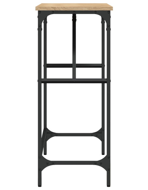 Загрузите изображение в средство просмотра галереи, Măsuță consolă, stejar sonoma, 100x32x75 cm, lemn prelucrat Lando - Lando
