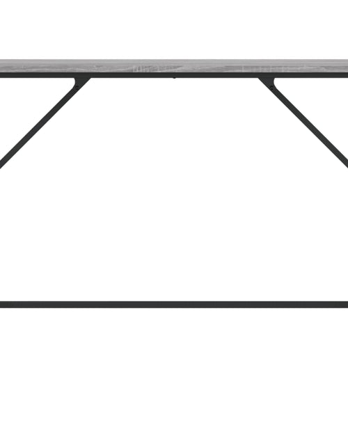 Загрузите изображение в средство просмотра галереи, Măsuță consolă, gri sonoma, 100x32x75 cm, lemn prelucrat Lando - Lando
