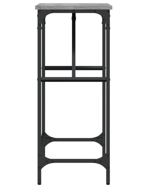 Загрузите изображение в средство просмотра галереи, Măsuță consolă, gri sonoma, 75x32x75 cm, lemn prelucrat Lando - Lando
