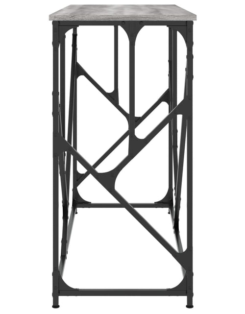 Загрузите изображение в средство просмотра галереи, Măsuță consolă, gri sonoma, 100x40x80 cm, lemn prelucrat Lando - Lando
