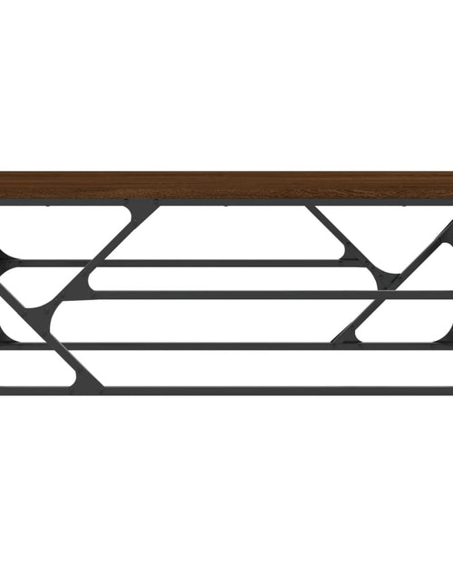Загрузите изображение в средство просмотра галереи, Măsuță de cafea, stejar maro, 100x50x40 cm, lemn prelucrat Lando - Lando

