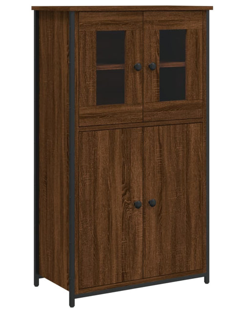 Încărcați imaginea în vizualizatorul Galerie, Dulap înalt, stejar maro, 62x32x106,5 cm, lemn prelucrat - Lando
