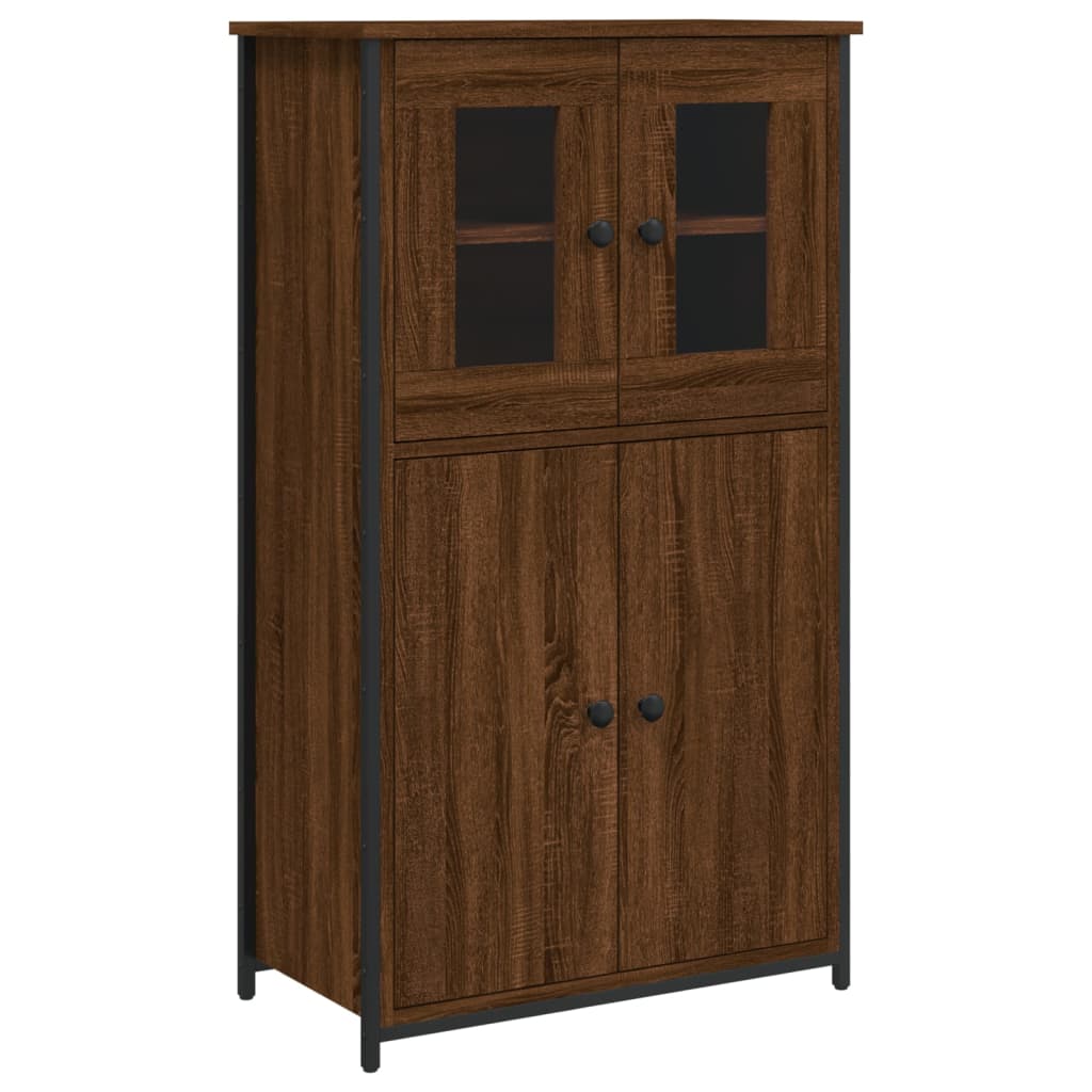 Dulap înalt, stejar maro, 62x32x106,5 cm, lemn prelucrat - Lando