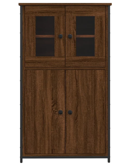 Încărcați imaginea în vizualizatorul Galerie, Dulap înalt, stejar maro, 62x32x106,5 cm, lemn prelucrat - Lando
