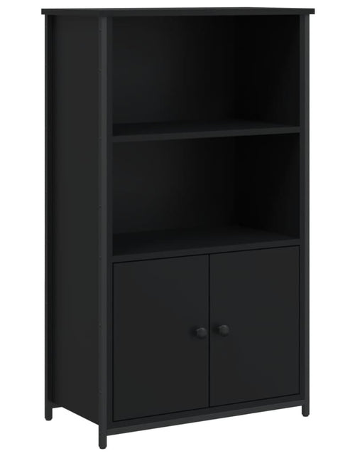 Încărcați imaginea în vizualizatorul Galerie, Dulap înalt, negru, 62x32x103,5 cm, lemn compozit - Lando
