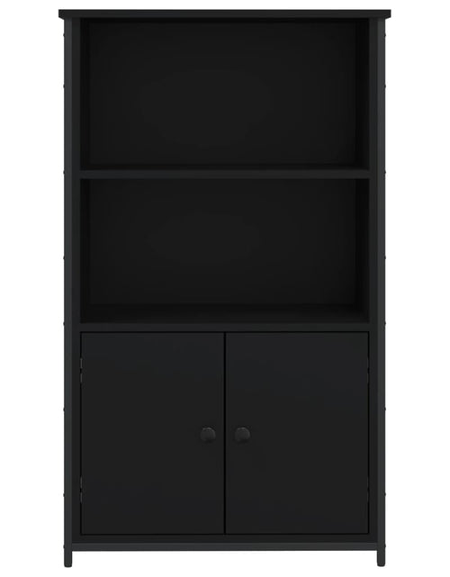 Încărcați imaginea în vizualizatorul Galerie, Dulap înalt, negru, 62x32x103,5 cm, lemn compozit - Lando
