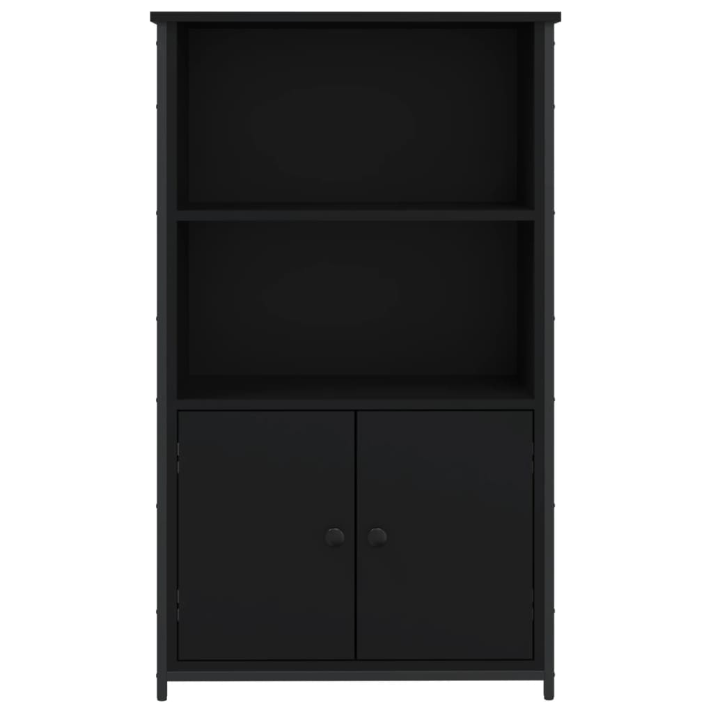 Dulap înalt, negru, 62x32x103,5 cm, lemn compozit - Lando