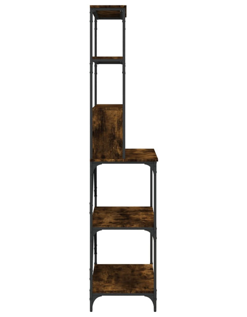 Încărcați imaginea în vizualizatorul Galerie, Raft brutărie cu 6 niveluri, stejar fumuriu, 90x40x180 cm, lemn - Lando
