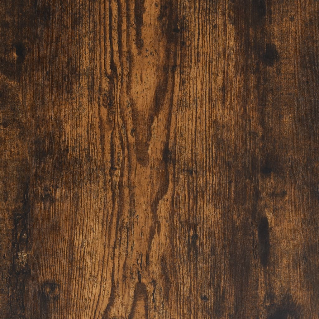 Raft brutărie cu 6 niveluri, stejar fumuriu, 90x40x180 cm, lemn - Lando