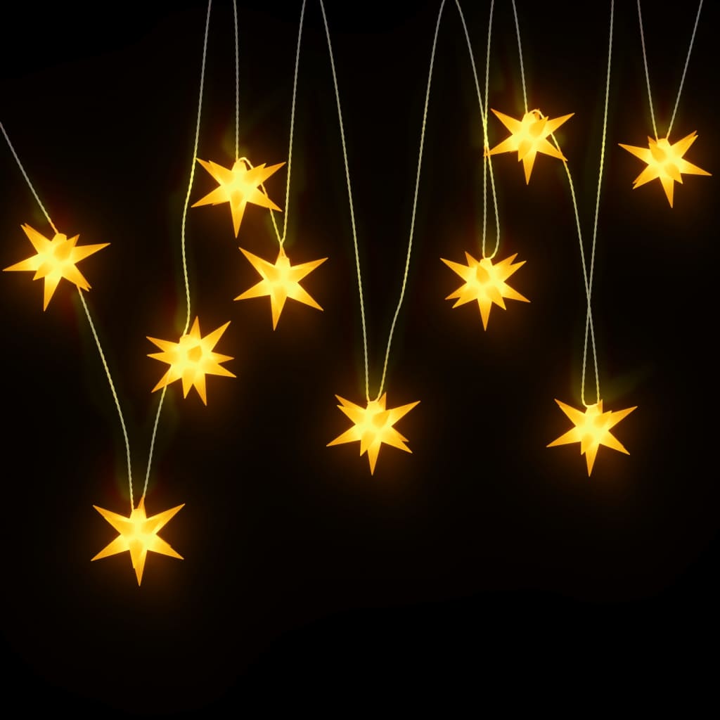 Lumină de Crăciun 10 LED-uri galben 10 cm - Lando
